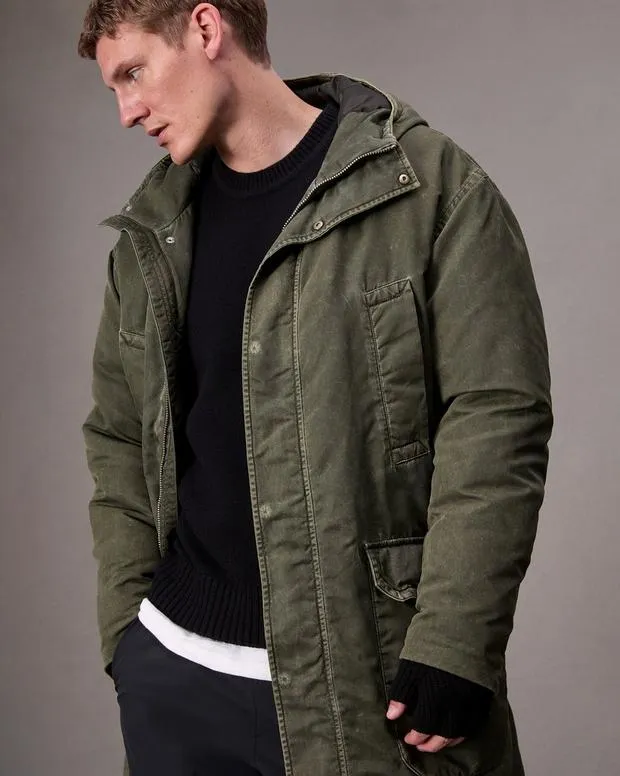 Men Jackets and Coats Rag and Bone Clint Duffle Coat Army