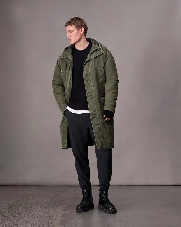 Men Jackets and Coats Rag and Bone Clint Duffle Coat Army
