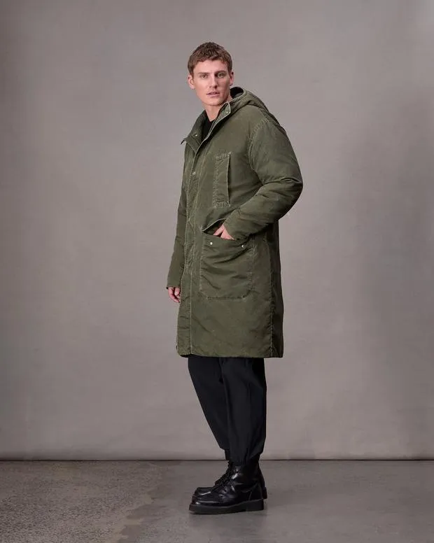 Men Jackets and Coats Rag and Bone Clint Duffle Coat Army
