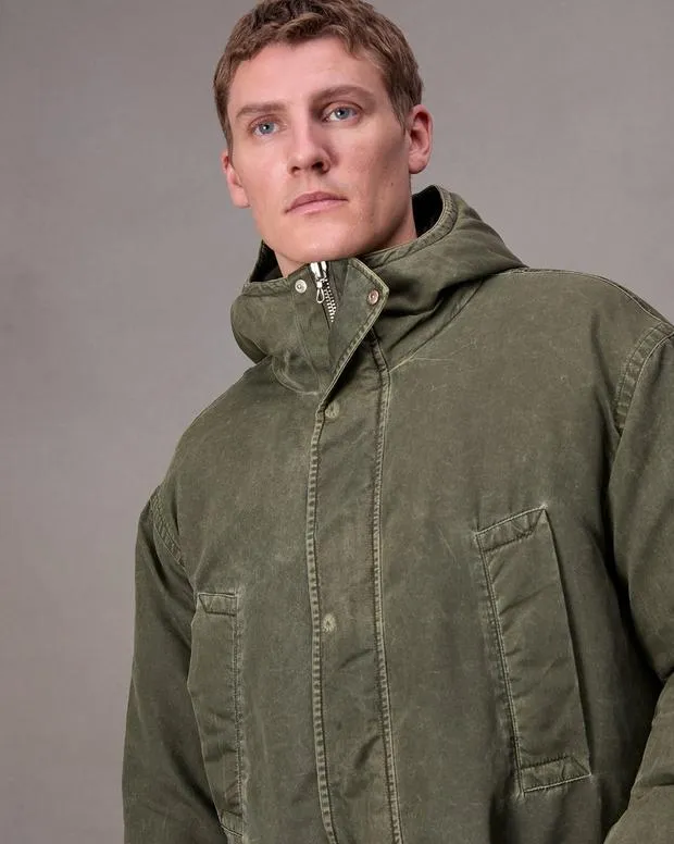 Men Jackets and Coats Rag and Bone Clint Duffle Coat Army