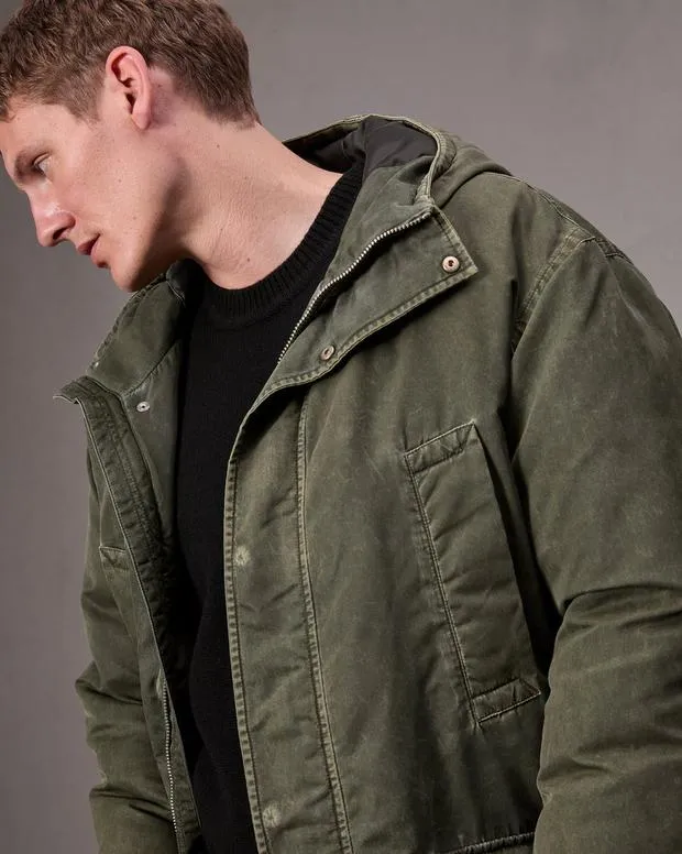 Men Jackets and Coats Rag and Bone Clint Duffle Coat Army