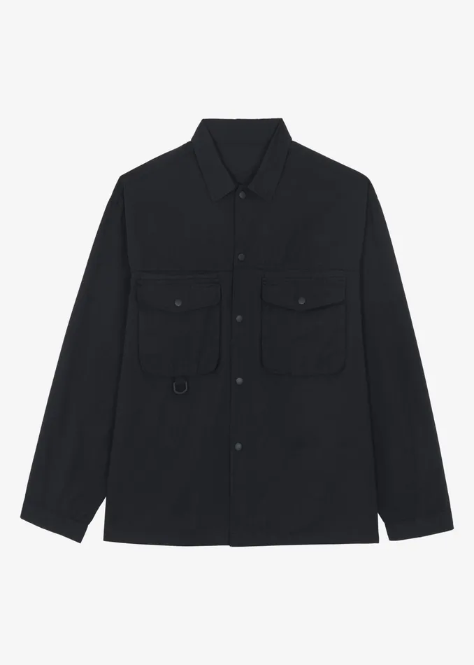 Men Jameson Button Up Shirt 8211 Black The Frankie Shop Tops
