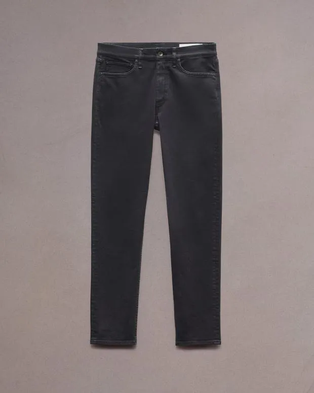 Men Jeans Rag and Bone Fit 2 Slim Fit Jean Aero Stretch Denim Charcoal Grey