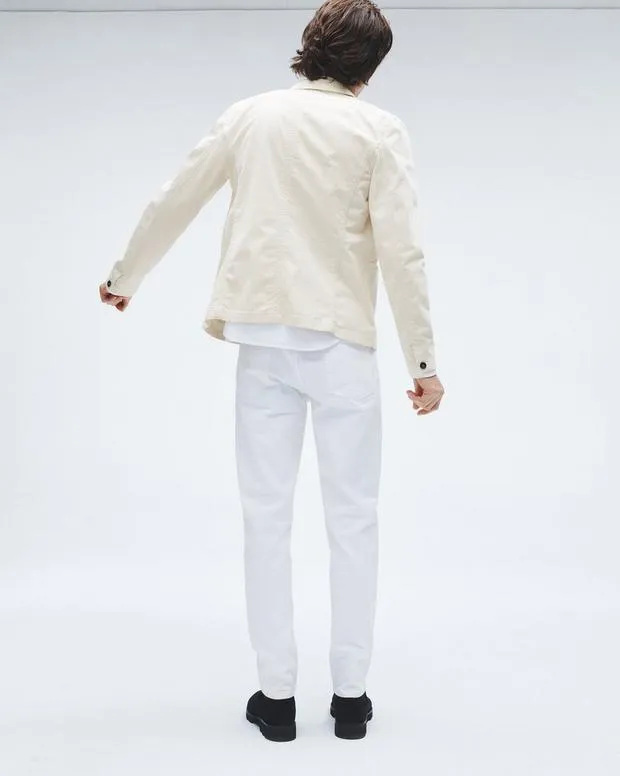 Men Jeans Rag and Bone Fit 2 Slim Fit Jean Authentic Stretch Denim Optic White