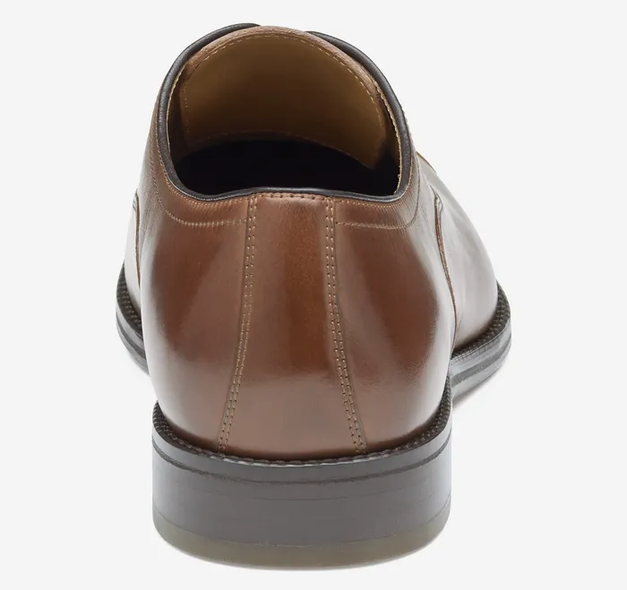 Men Johnston and Murphy Sullivan Cap Toe Tan Italian Calfskin Shoes