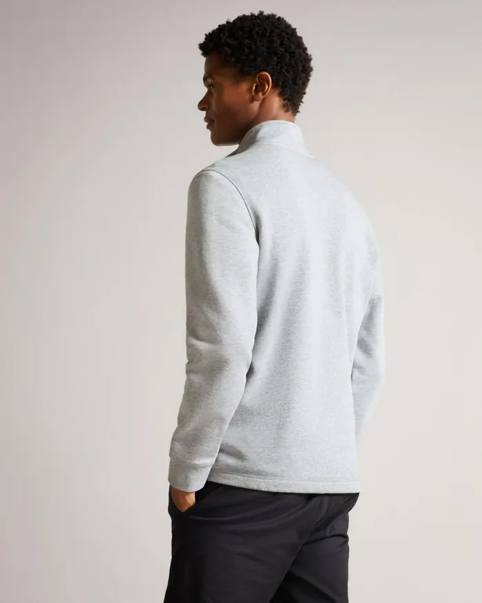 Men KILBRN 8211 High Neck Sweatshirt Light Grey Ted Baker Jumpers and Knitwear