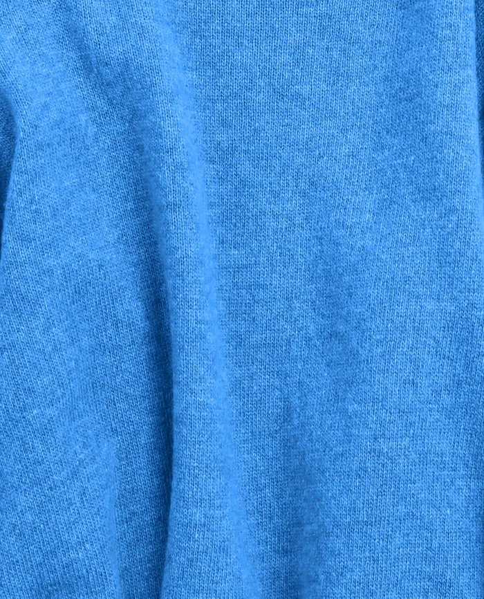Men Knit Sweaters Colorfulstandard Light Merino Wool Crew 8211 Pacific Blue