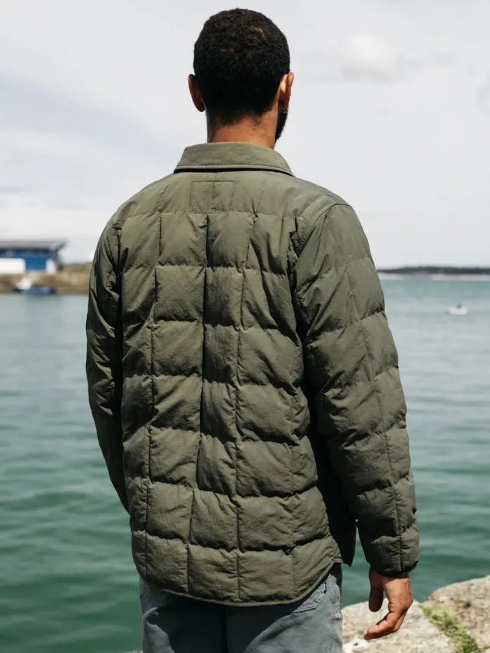 Men Lapwing Shirt Olive Finisterre Jackets Coats and Gilets