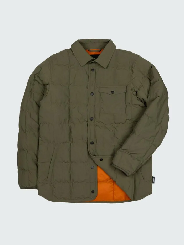 Men Lapwing Shirt Olive Finisterre Jackets Coats and Gilets