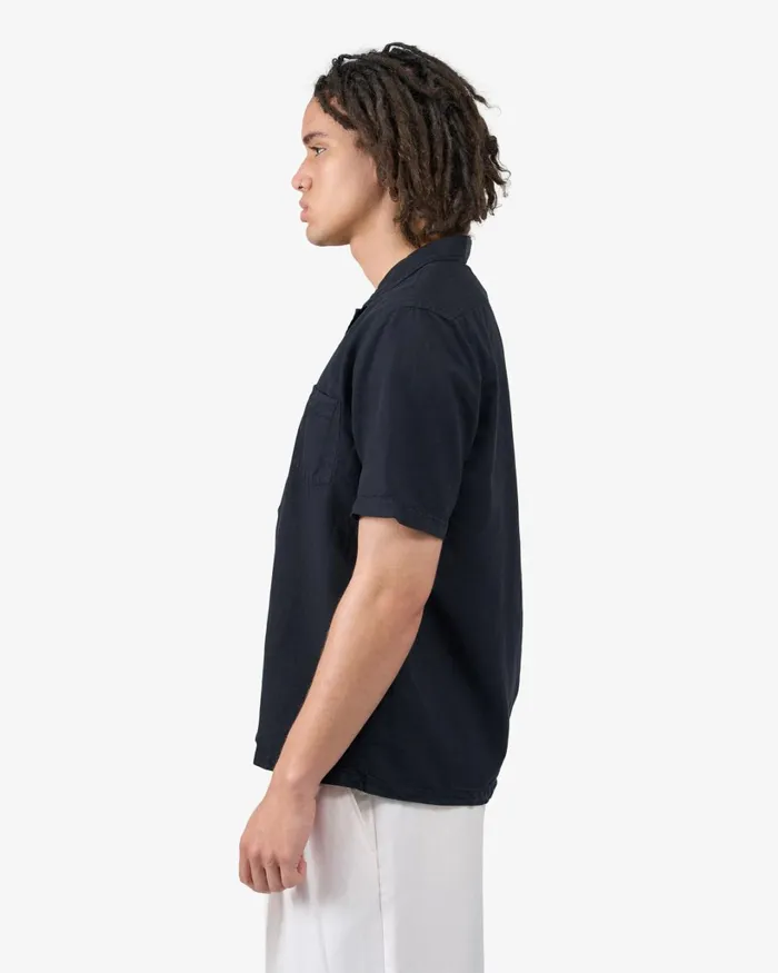 Men Linen Short Sleeved Shirt Oyster Grey Colorful Standard Shirts