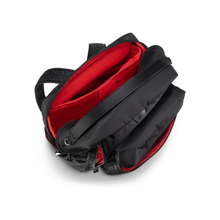 Men Loubideal Backpack 8211 Rubber And Fabric 8211 Black Christian Louboutin Crossbody Bags