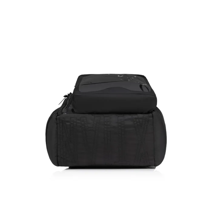 Men Loubideal Backpack 8211 Rubber And Fabric 8211 Black Christian Louboutin Crossbody Bags