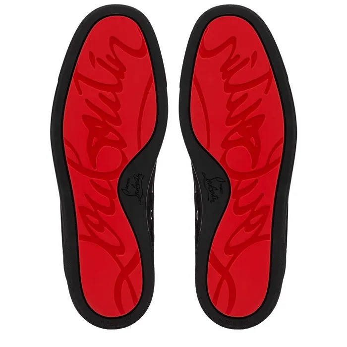 Men Louis Hightop Sneakers 8211 Veau Velours 8211 Black Christian Louboutin Sneakers