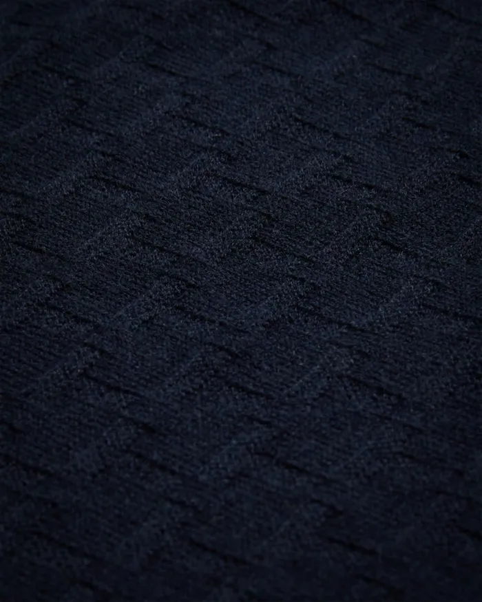 Men LOUNG 8211 Long Sleeve T Knit Jumper Navy Ted Baker Jumpers and Knitwear Men LOUNG 8211 Long Sleeve T Knit Jumper Navy Ted Baker Jumpers and Knitwear