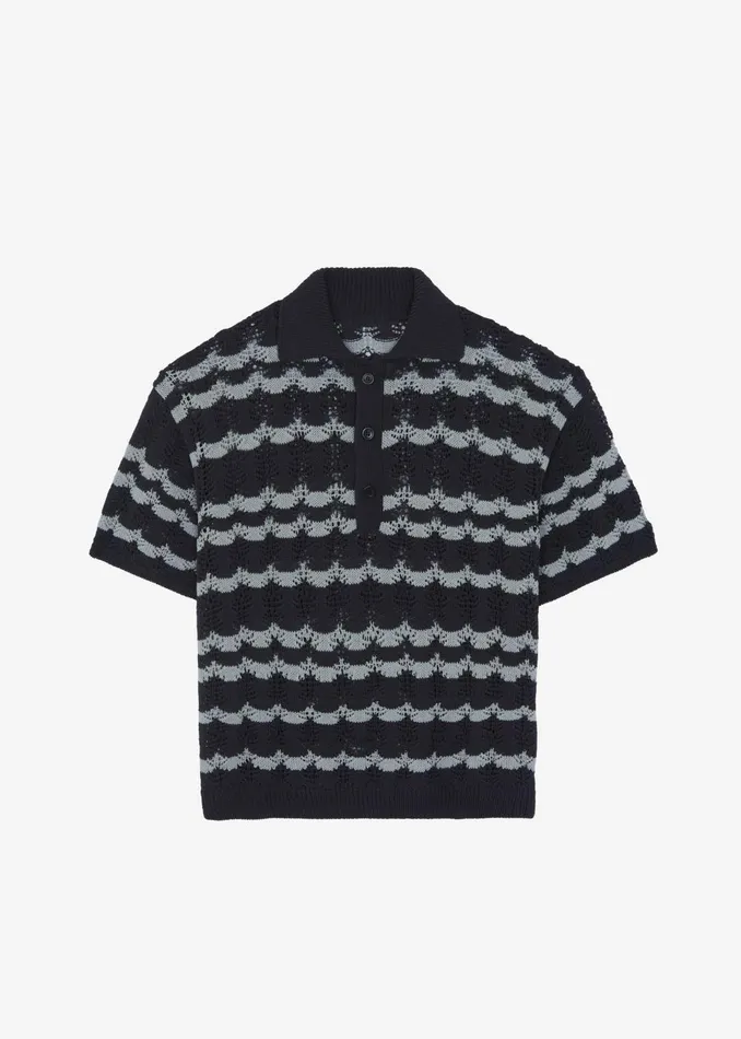 Men Lucca Knitted Top 8211 Black The Frankie Shop Tops