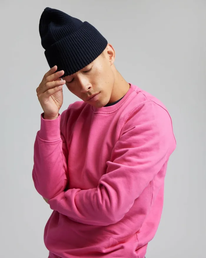 Men Merino Wool Hat Limestone Grey Colorful Standard Hats