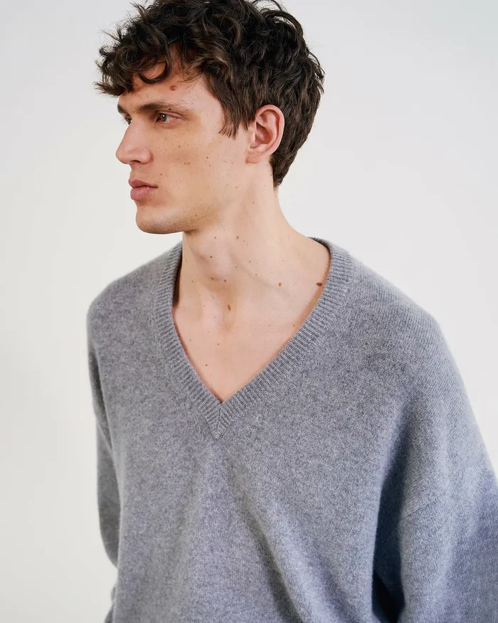 Men Nili Lotan HAGEN SWEATER Black Sweaters