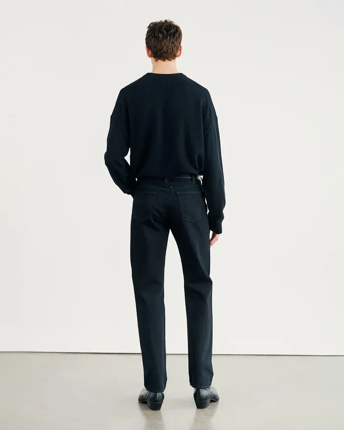 Men Nili Lotan HAGEN SWEATER Black Sweaters