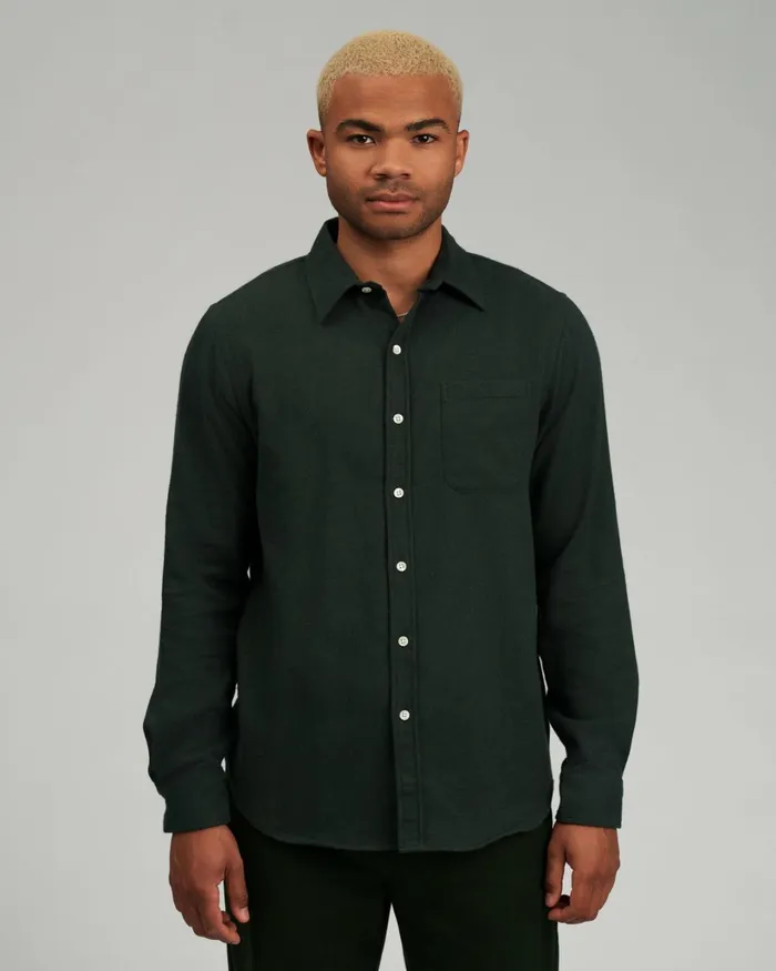 Men Organic Flannel Shirt Sahara Camel Colorful Standard Shirts