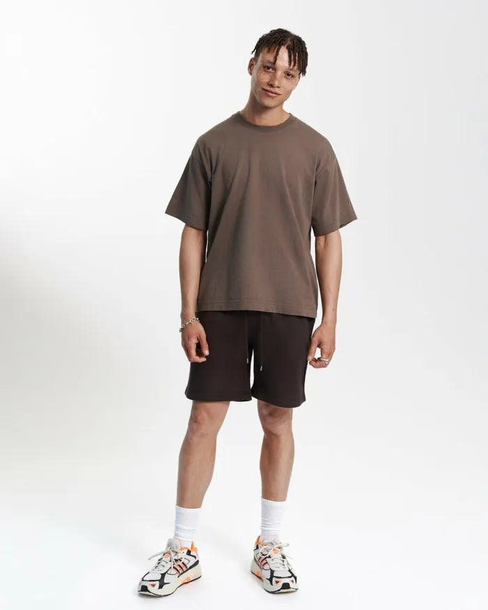 Men Oversized Organic TShirt Dusty Olive Colorful Standard TShirts