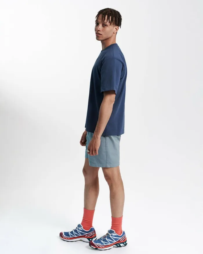 Men Oversized Organic TShirt Faded Grey Colorful Standard TShirts