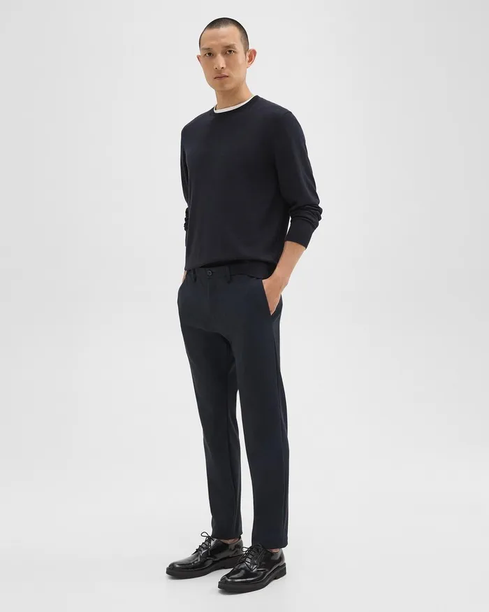 Men Pants Theory Zaine Pant In Precision Ponte Baltic