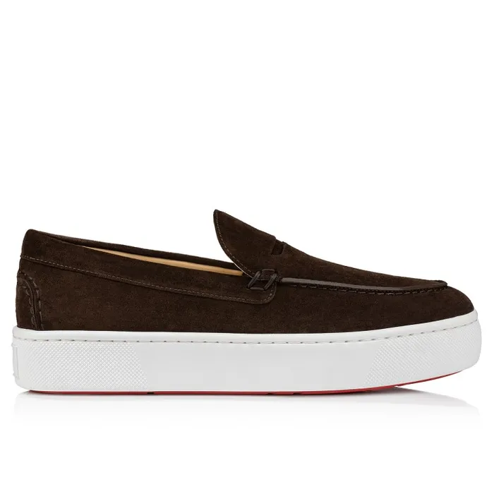 Men Paqueboat Boat Shoes 8211 Calf Leather 8211 Cosme Christian Louboutin Sneakers