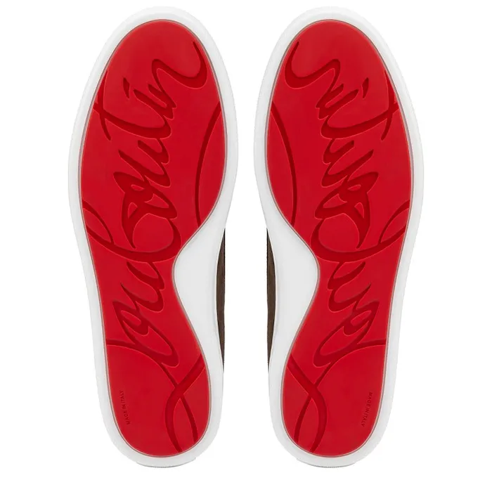 Men Paqueboat Boat Shoes 8211 Calf Leather 8211 Cosme Christian Louboutin Sneakers