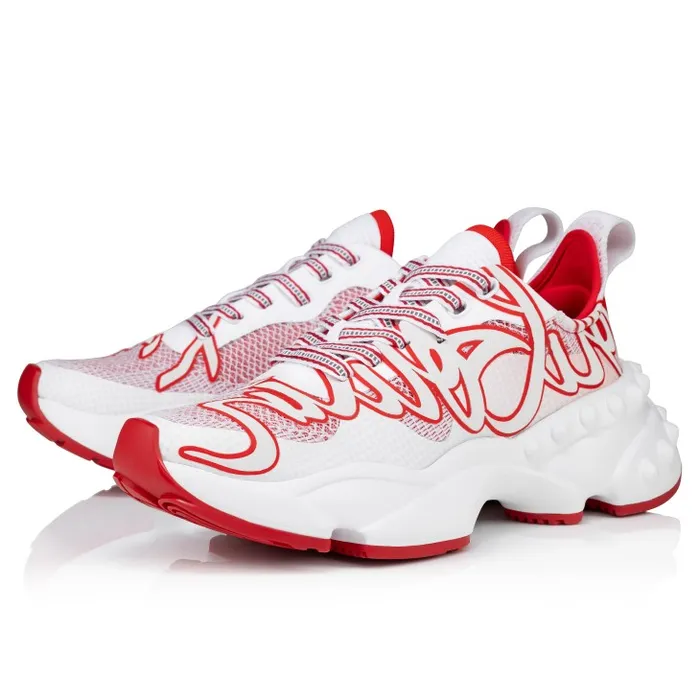 Men Rocknrun Running Sneakers 8211 Mesh 8211 Loubi Christian Louboutin Sneakers
