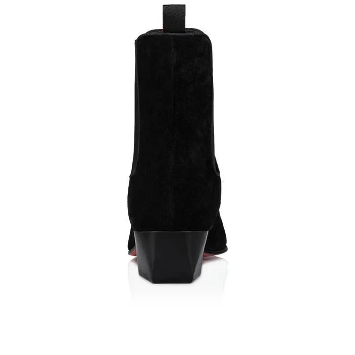 Men Rosalio Chelsea 40 Mm Boots 8211 Calf Leather 8211 Black Christian Louboutin Boots