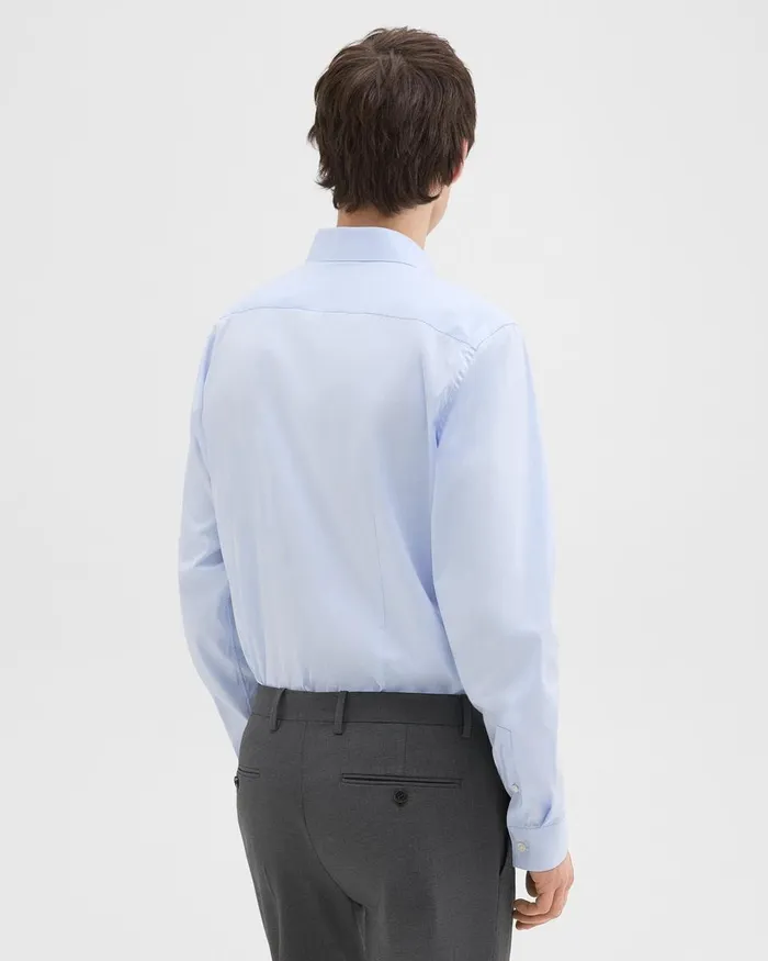 Men Shirts Theory Sylvain Shirt In Good Cotton Olympic