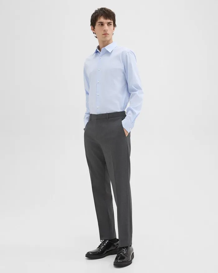 Men Shirts Theory Sylvain Shirt In Good Cotton Olympic
