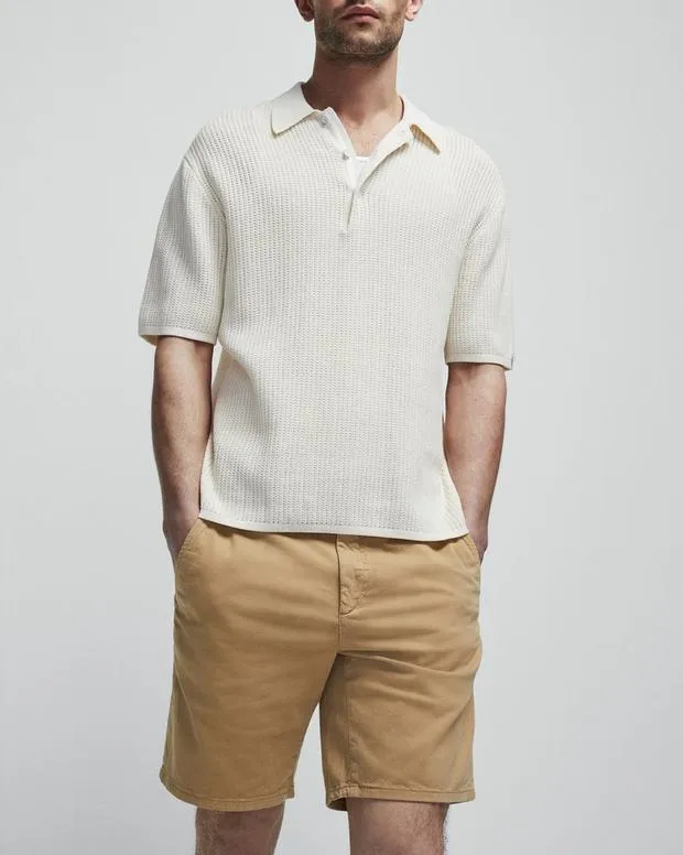 Men Shorts Rag and Bone Perry Cotton Twill Short Cornstalk
