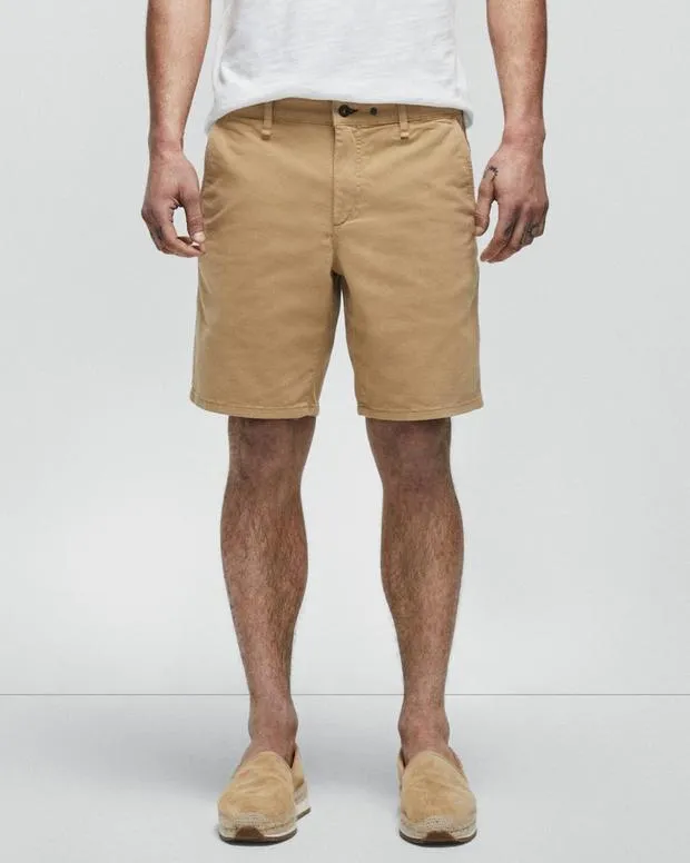 Men Shorts Rag and Bone Perry Cotton Twill Short Cornstalk