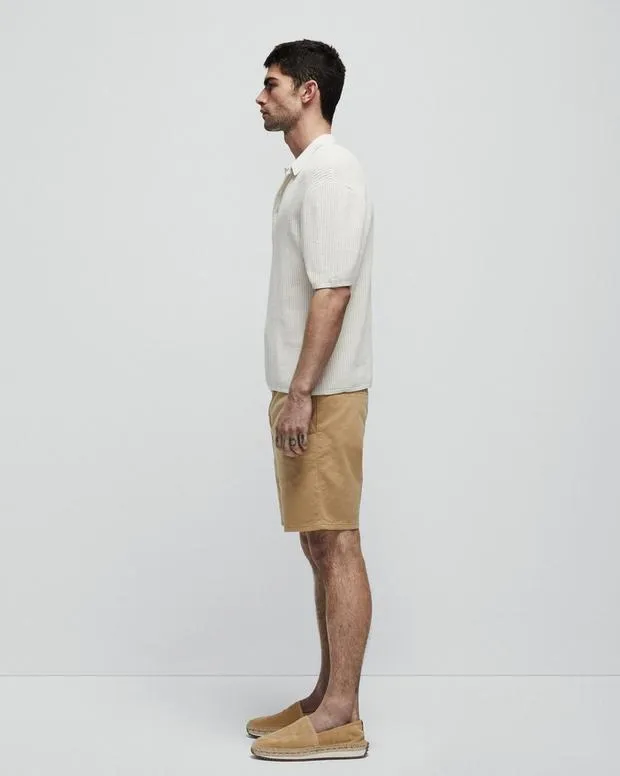 Men Shorts Rag and Bone Perry Cotton Twill Short Cornstalk