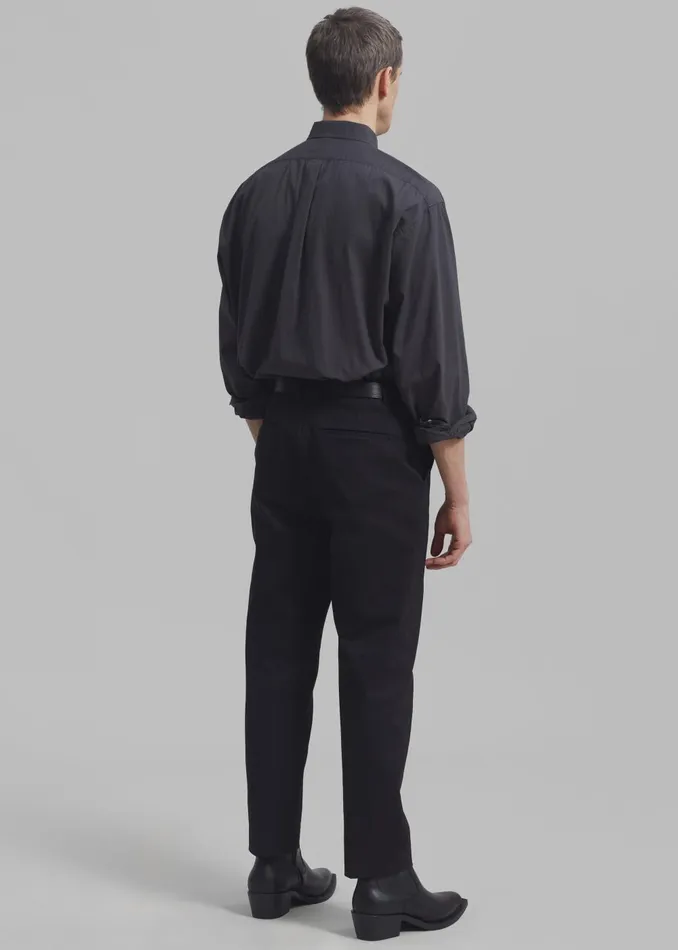Men Sinclair Shirt 8211 Charcoal The Frankie Shop Tops