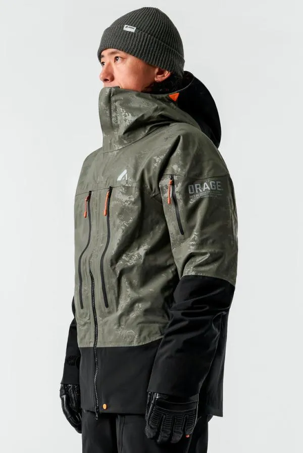 Men Spurr 3L JacketBoreal Embossed Orage Jackets Men Spurr 3L JacketBoreal Embossed Orage Jackets