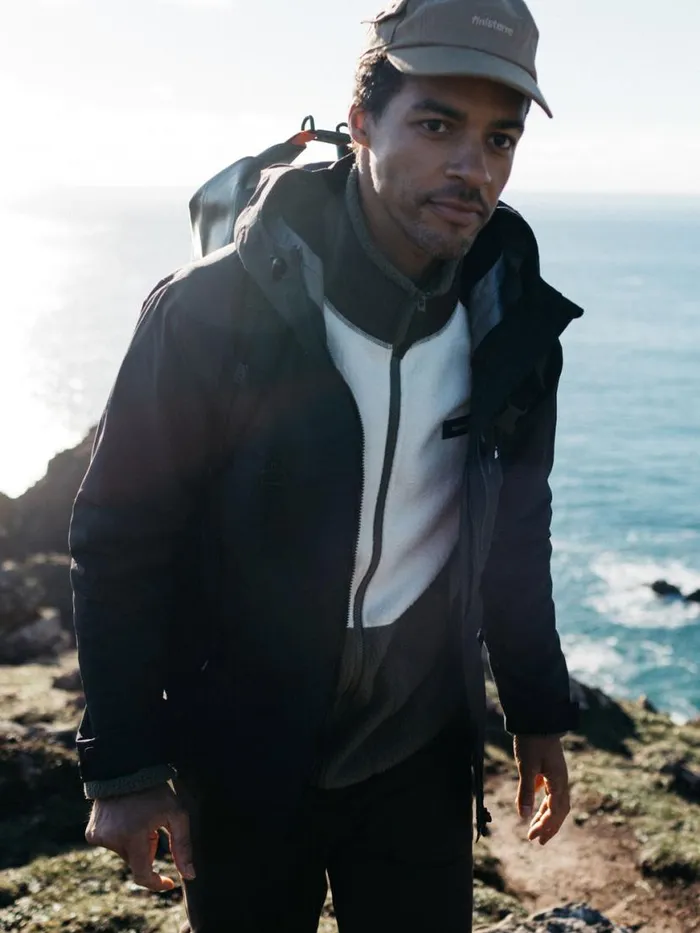 Men Stormbird Waterproof Jacket Black Finisterre Jackets Coats and Gilets