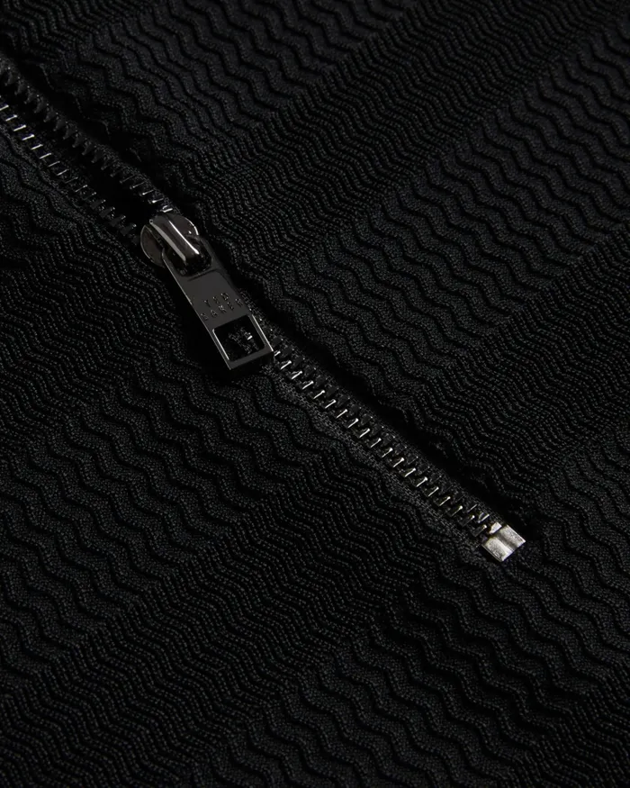 Men STREE 8211 Short Sleeve Textured Polo Shirt Black Ted Baker Jumpers and Knitwear