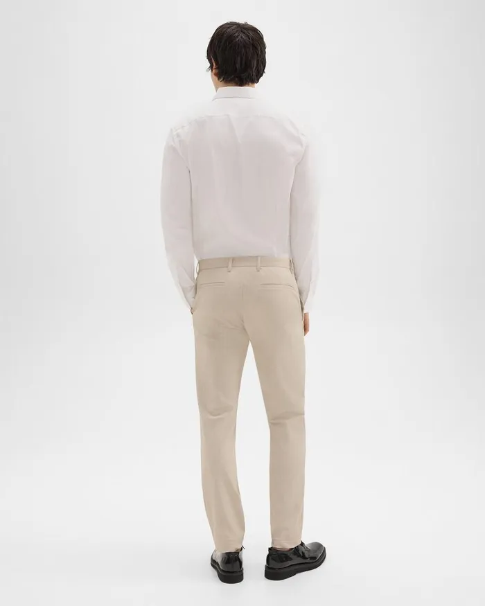 Men Suits Theory Zaine Pant In Printed Precision Ponte Sand Multi