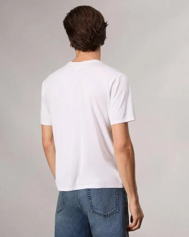 Men TShirts and Henleys Rag and Bone Classic Tech Jersey Tee White