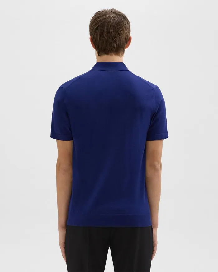 Men TShirts Polos Theory Goris Polo Shirt In Light Bilen Ocean