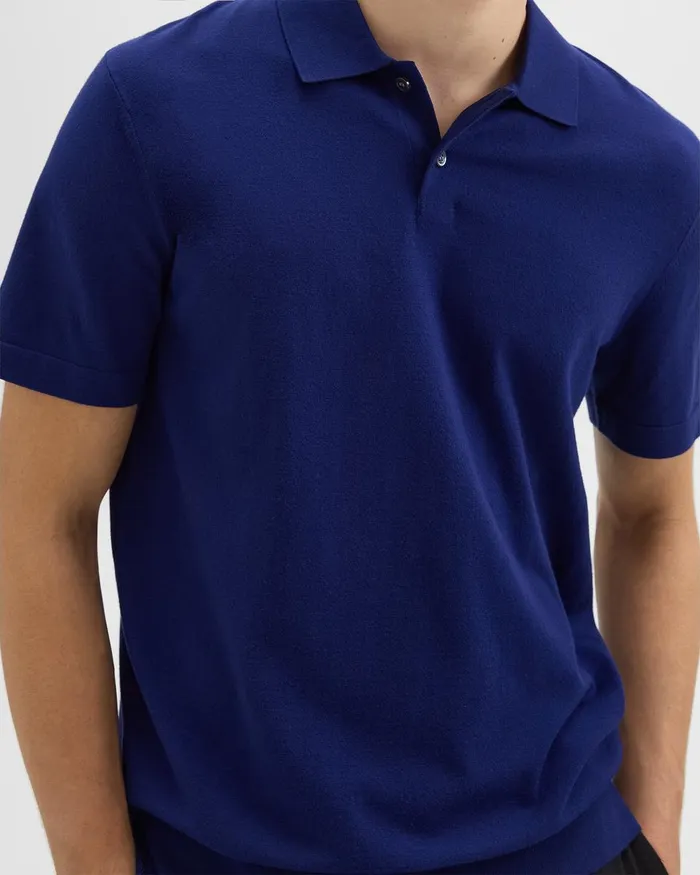Men TShirts Polos Theory Goris Polo Shirt In Light Bilen Ocean