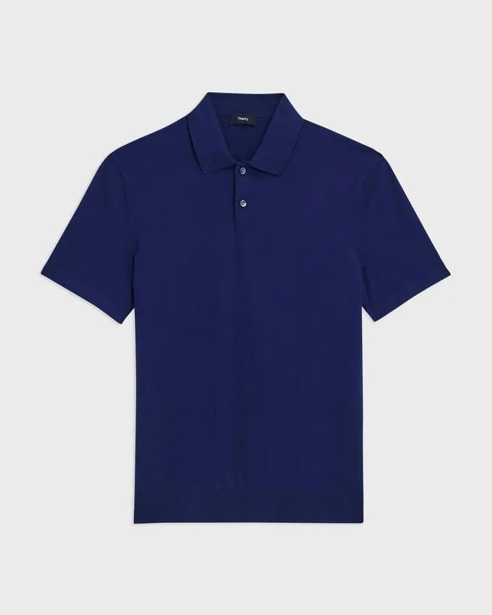 Men TShirts Polos Theory Goris Polo Shirt In Light Bilen Ocean
