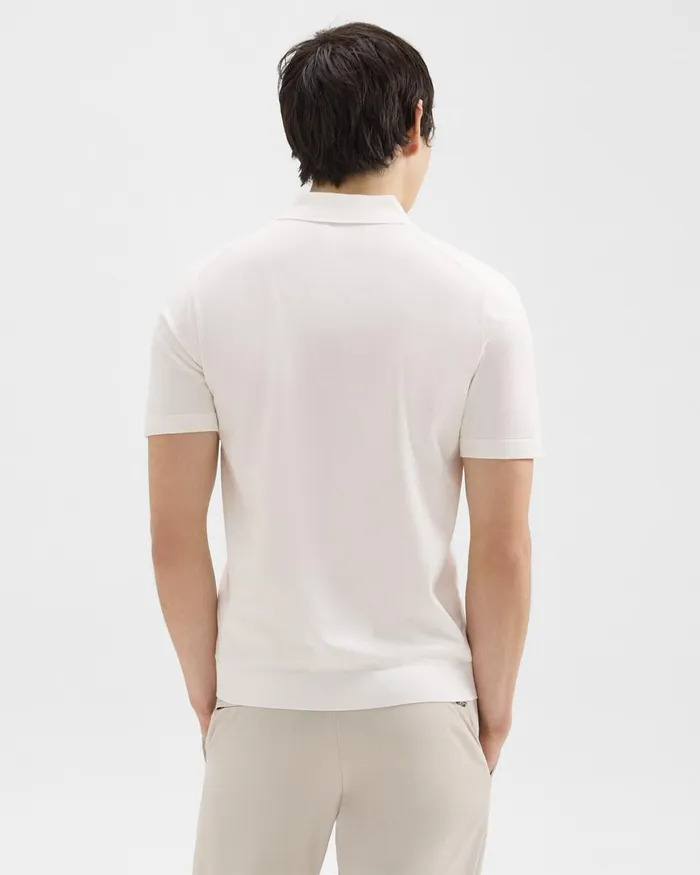 Men TShirts Polos Theory Goris Polo Shirt In Light Bilen White