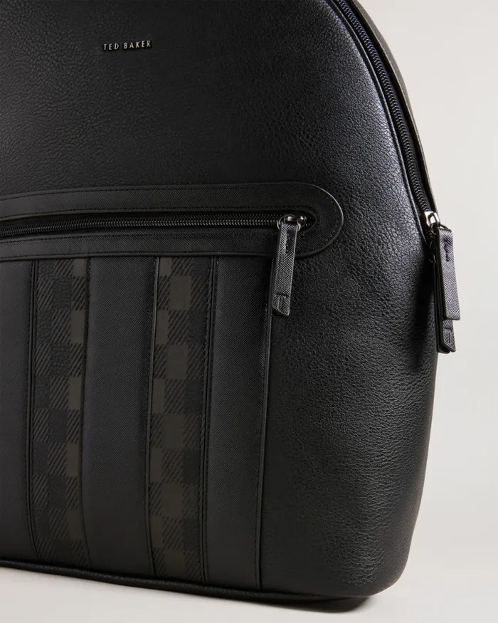 Men WAYNOR 8211 House Check PU Backpack Black Ted Baker Backpacks Men WAYNOR 8211 House Check PU Backpack Black Ted Baker Backpacks