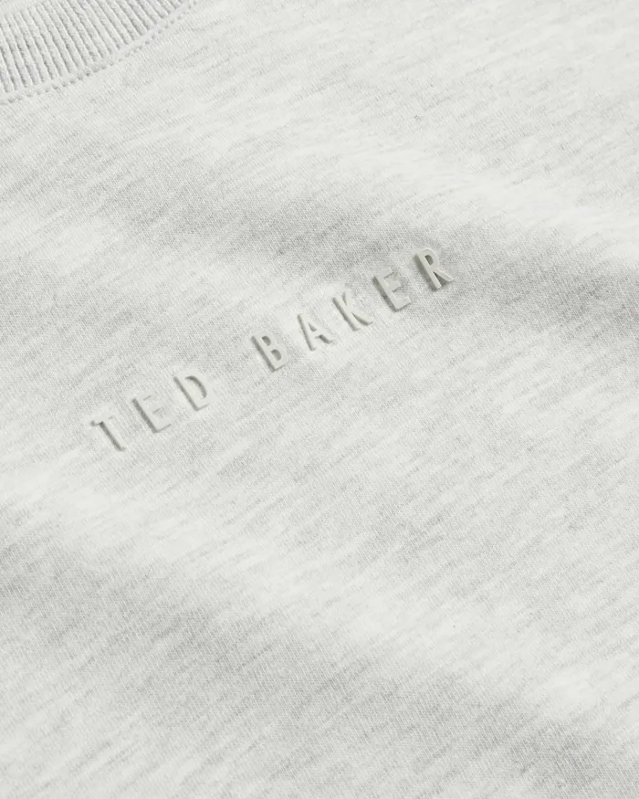 Men WISKIN 8211 Branded Regular Fit TShirt Greymarl Ted Baker Tops Men WISKIN 8211 Branded Regular Fit TShirt Greymarl Ted Baker Tops