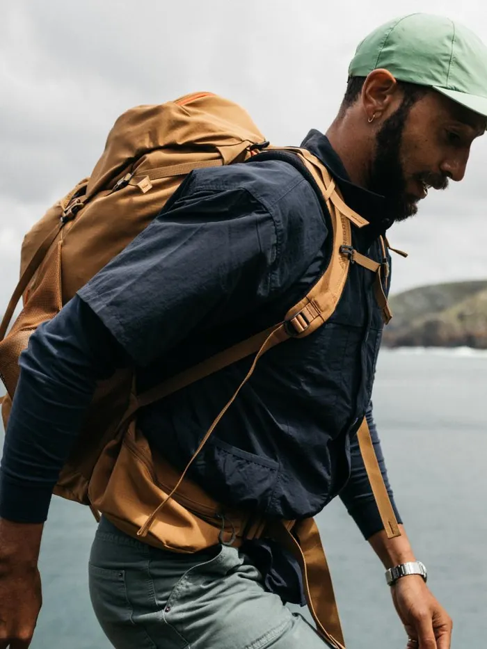 MenWomen Finisterre Gregory Stout 45 Backpack Sandstone Finisterre Bags
