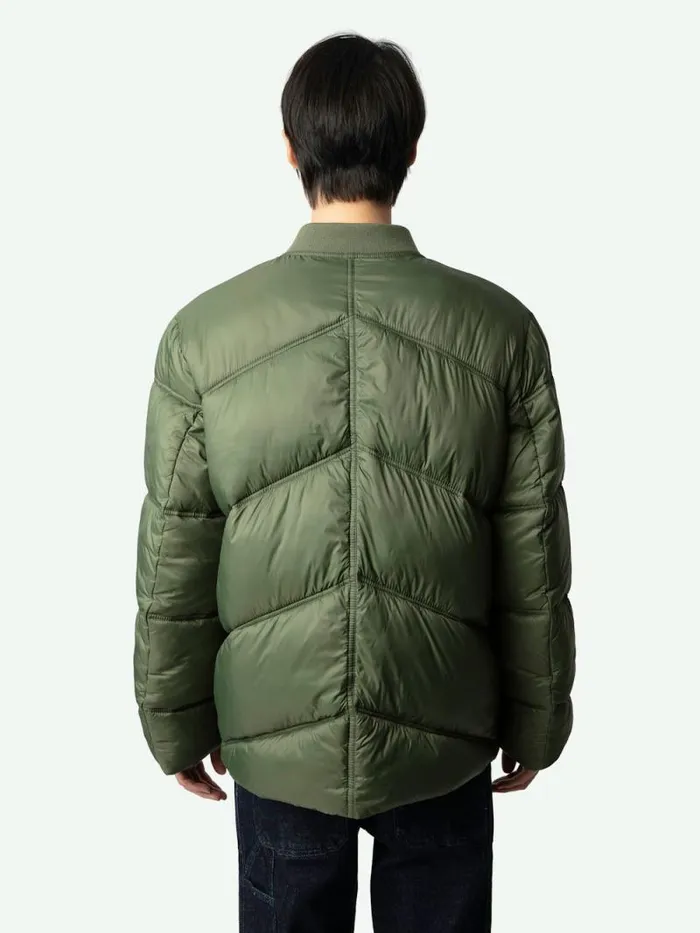 Men Zadig and Voltaire Jackets and Coats Bony Puffer Coat Grass Men Zadig and Voltaire Jackets and Coats Bony Puffer Coat Grass