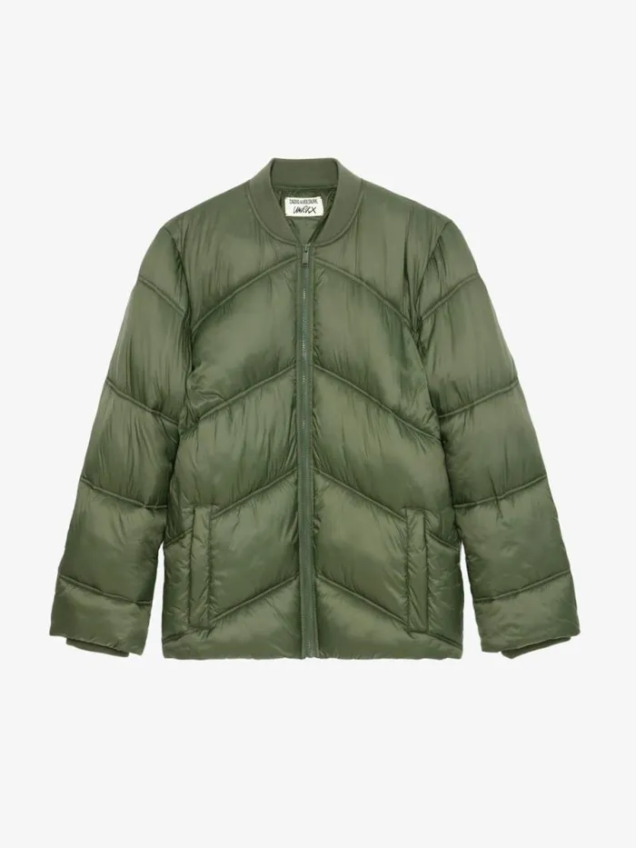 Men Zadig and Voltaire Jackets and Coats Bony Puffer Coat Grass Men Zadig and Voltaire Jackets and Coats Bony Puffer Coat Grass